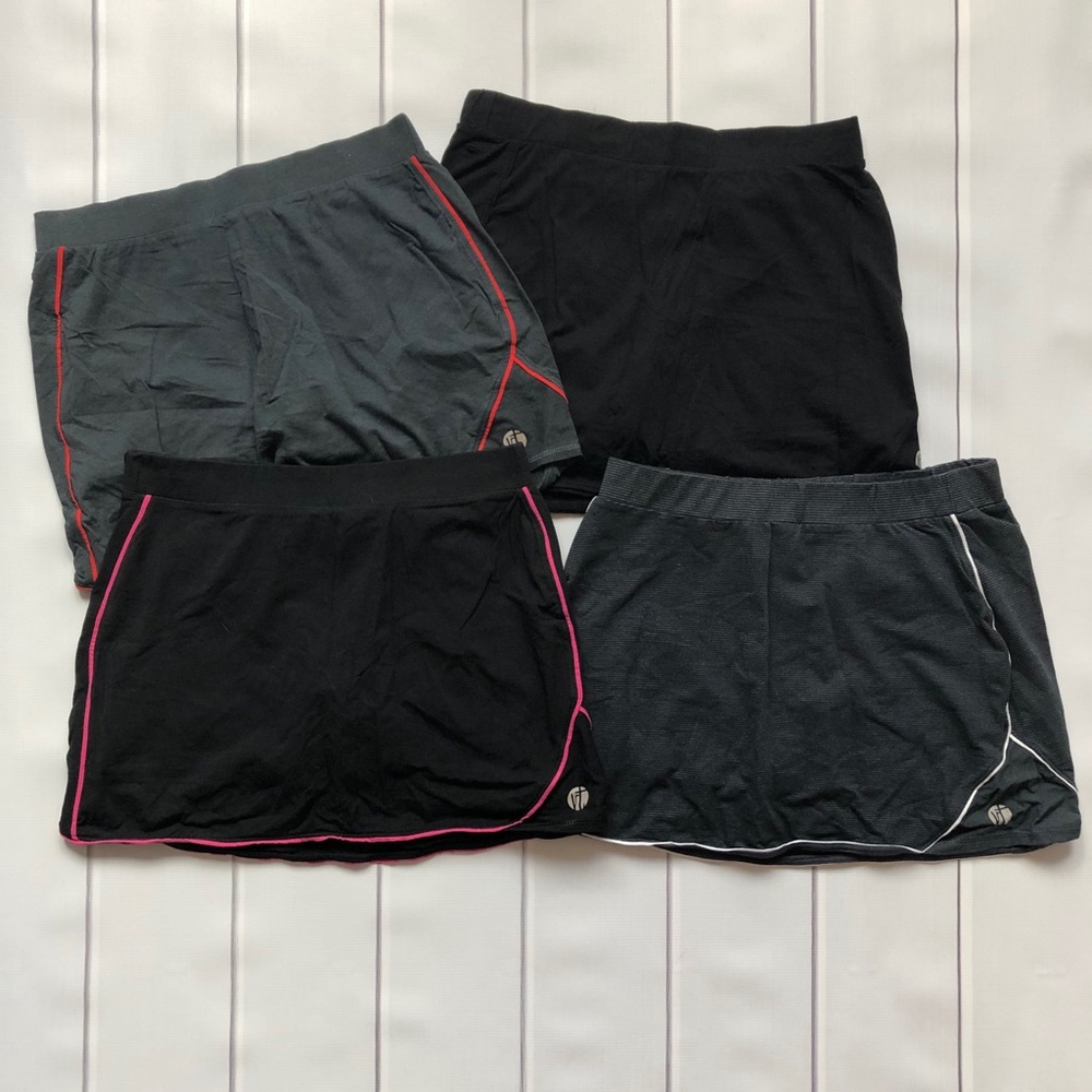 LOT of (4) Raw Threads Bamboo Running SkirtsSkorts